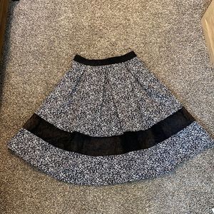 Express Flare Organza Inset Skirt